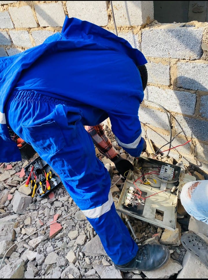 Mkhonkosi Electrical Services at Work